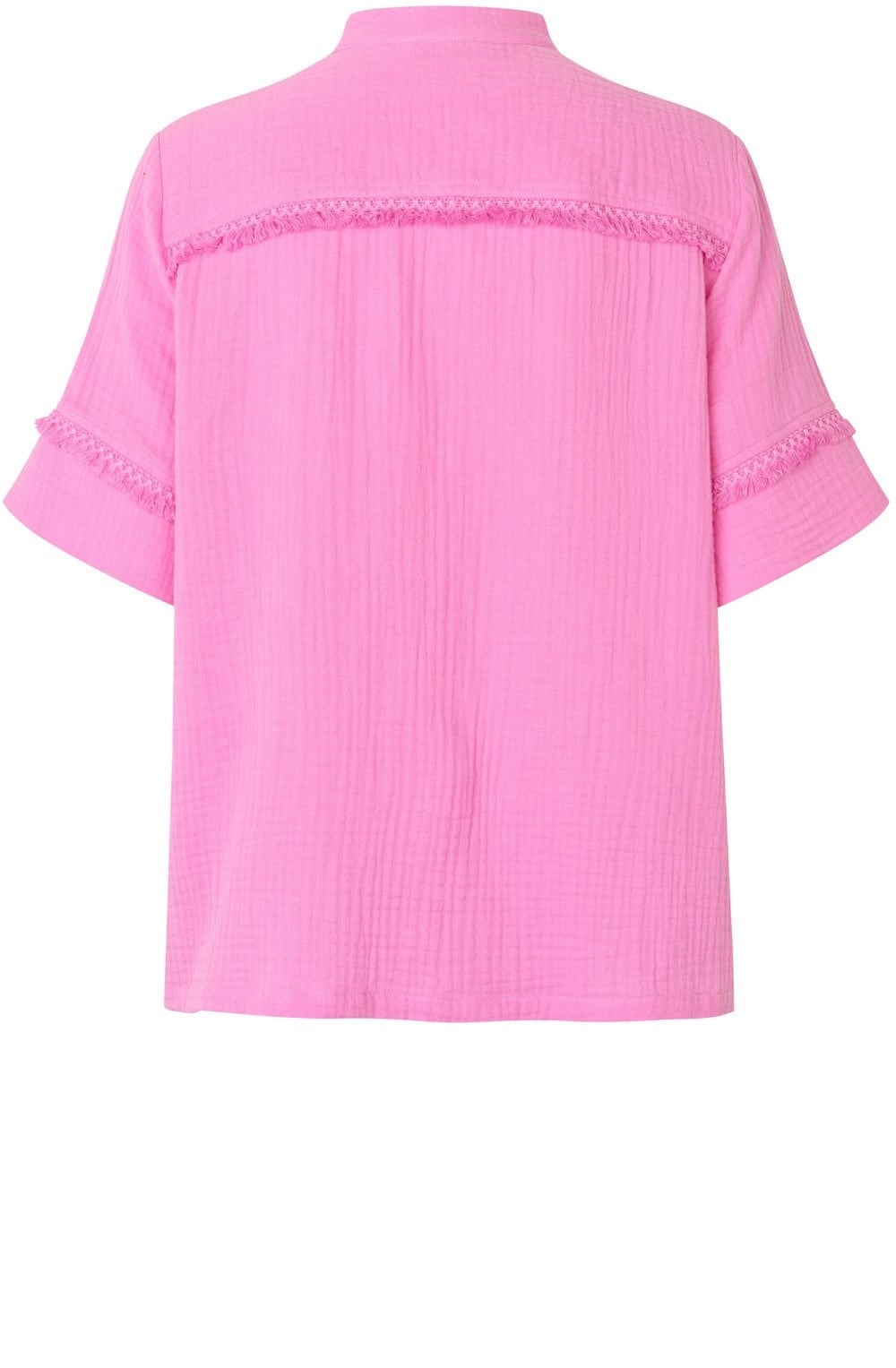 Bryssia Pink Pleated Blouse