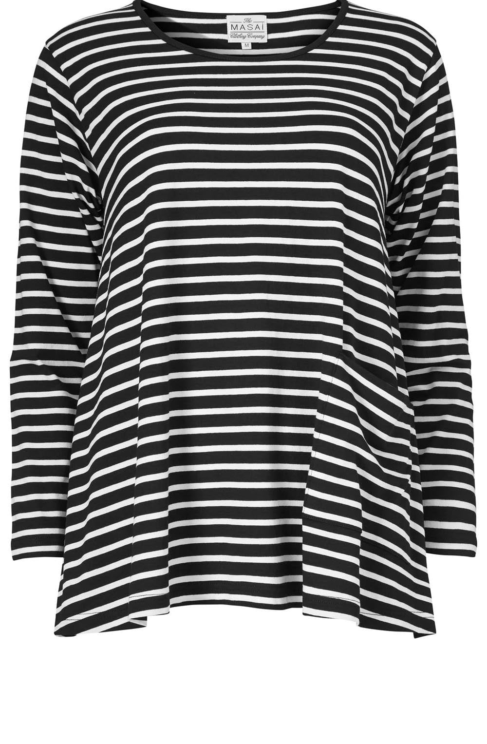 Bultani striped A shaped top
