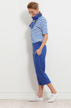 Butta Greek Blue Striped Top
