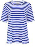 Butta Greek Blue Striped Top