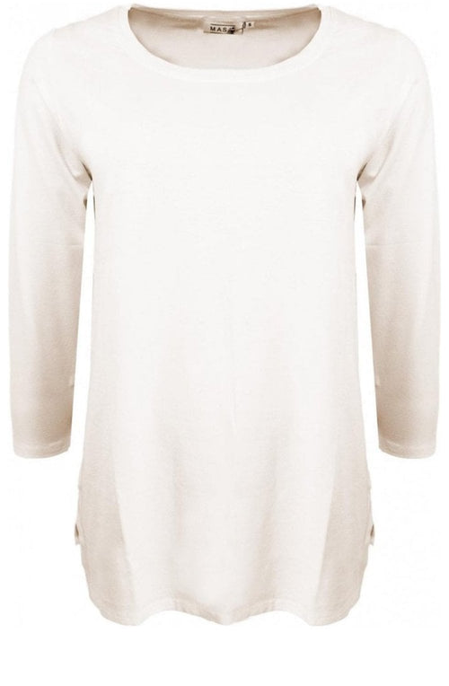 Cecille Cream Jersey Top
