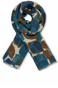 Chipmunk Leaf Print Atalja Scarf