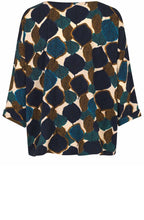 Chipmunk Leaf Print Becca Blouse