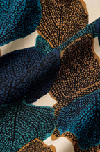 Chipmunk Leaf Print Dolma Cuffed Blouse