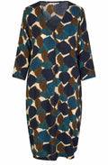 Chipmunk Leaf Print Nodetta Dress