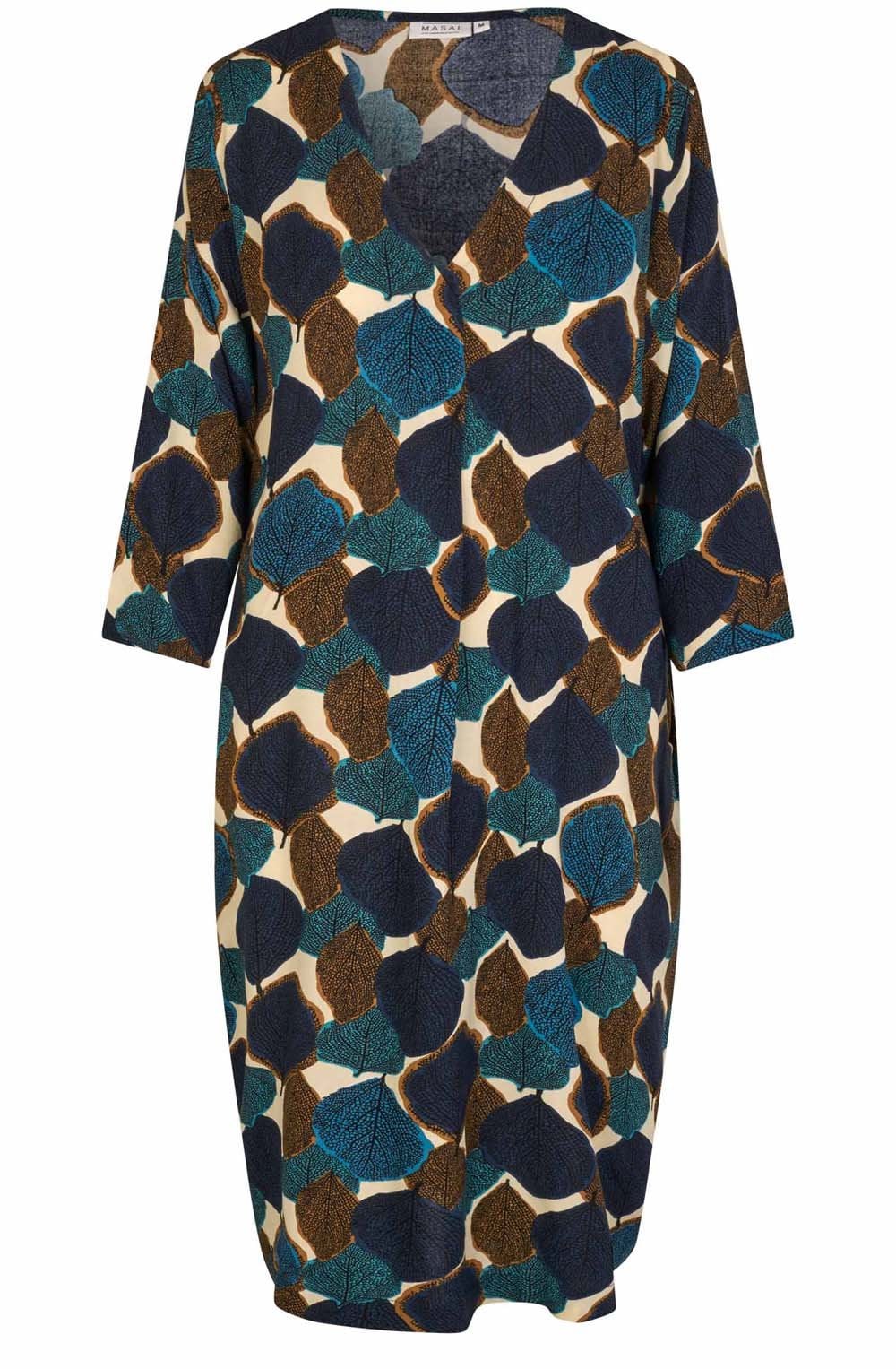 Chipmunk Leaf Print Nodetta Dress