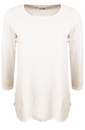 Cilla Cream Jersey Top