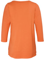 Cilla Orange Jersey Top