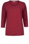 Cilla Red Jersey Top