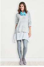 Cream Fantasia A shaped Sweater