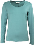 Cream Mineral Blue Jersey Top