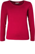 Cream Ruby Red Jersey Top