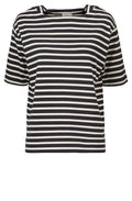 Daceya Geometric Striped T Shirt