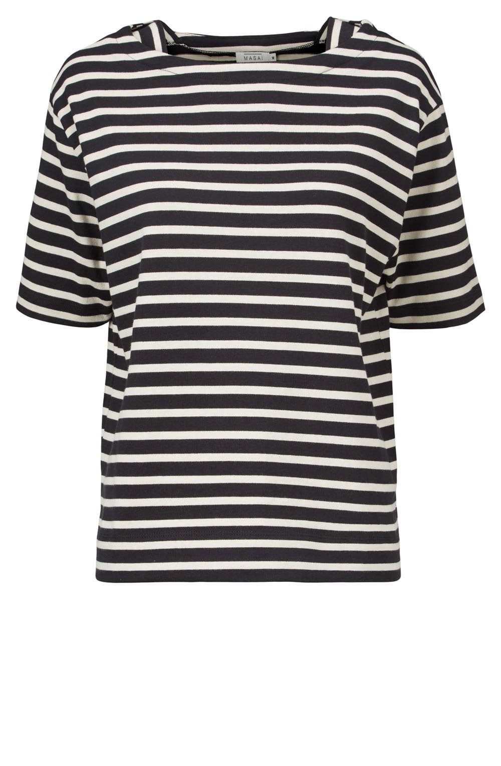Daceya Geometric Striped T Shirt