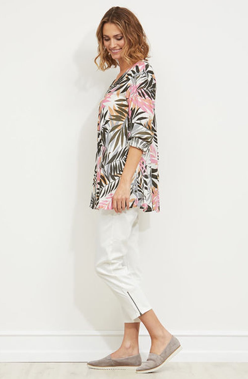 Dada Fern Print Top