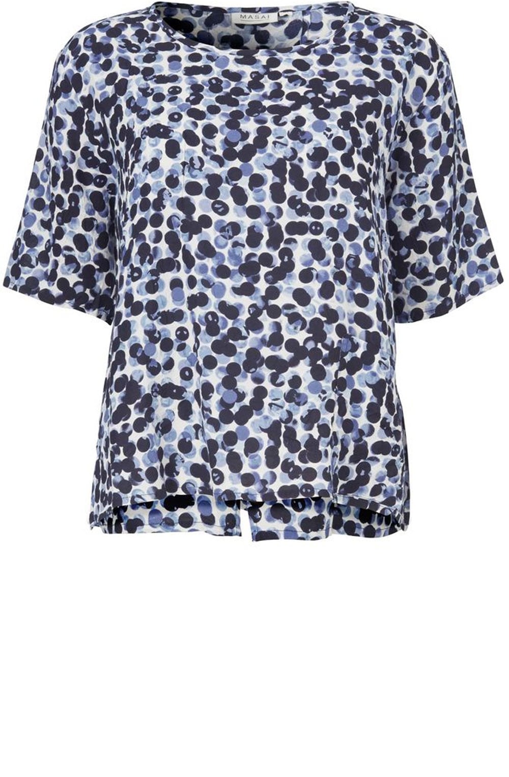Dadana Abstarct Spot Print Top