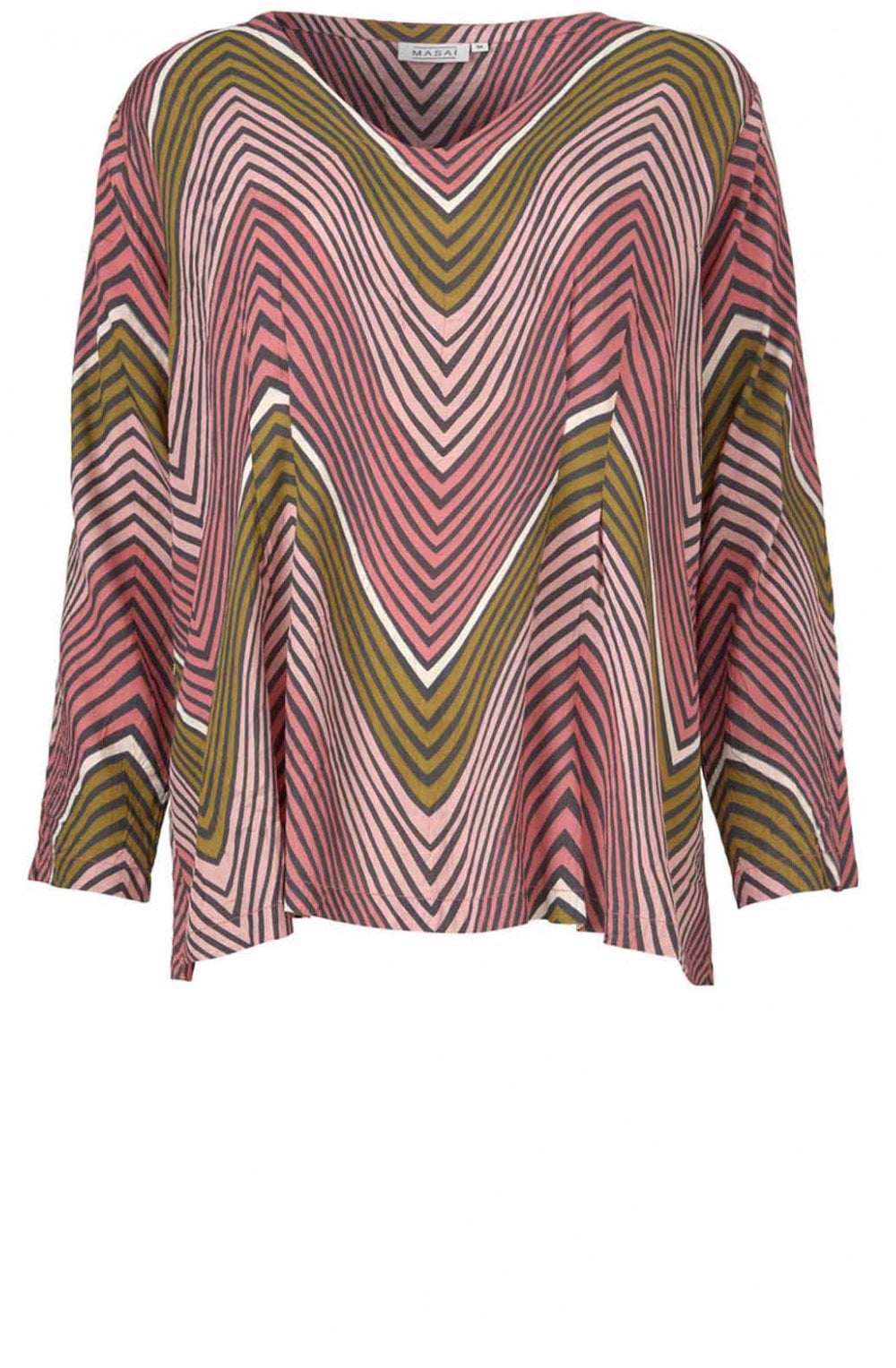 Dafna Blush Zig Zag Design Top