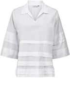 Daimi White Crushed Blouse