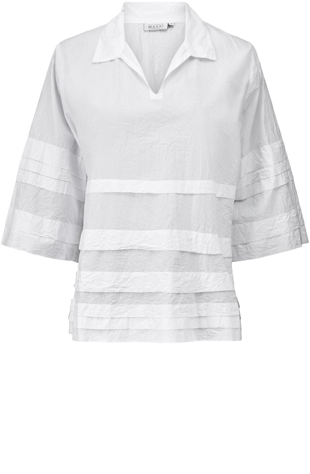 Daimi White Crushed Blouse