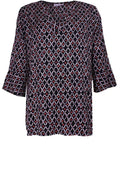 Daimy Orange Org Patterned Top