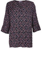 Daimy Orange Org Patterned Top