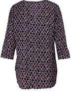 Daimy Orange Org Patterned Top