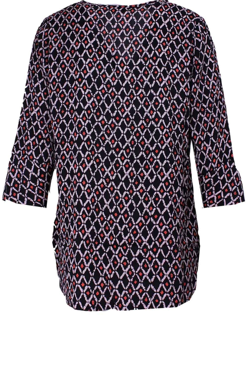 Daimy Orange Org Patterned Top