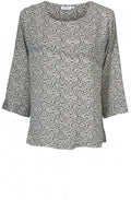 Daina Geometric Print Top