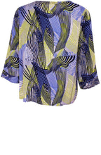 Daina Lime Patterned Top