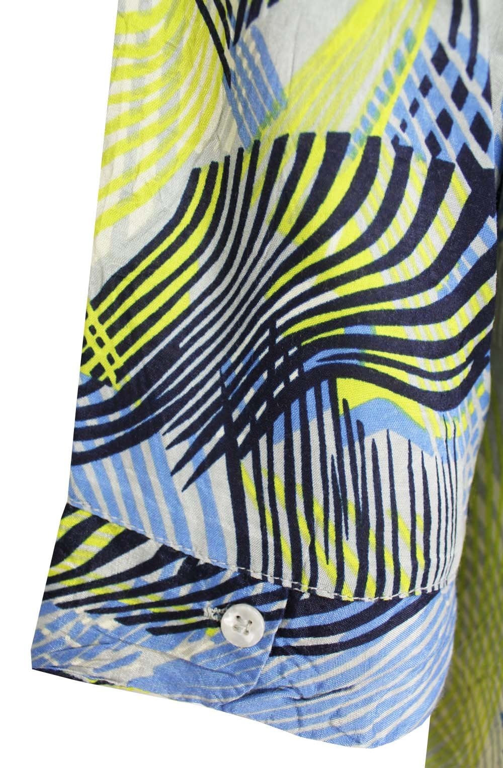 Daina Lime Patterned Top