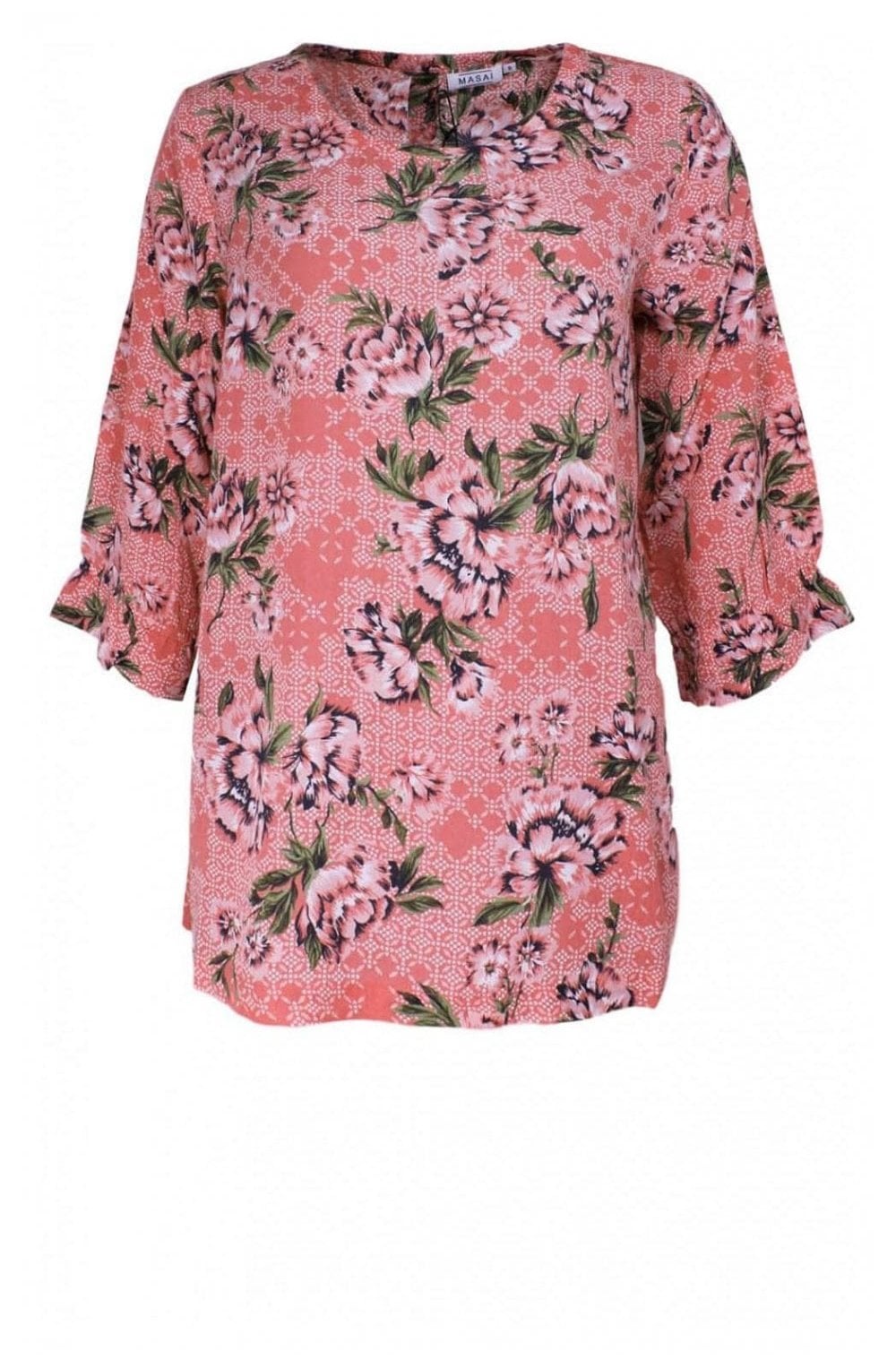 Daleki Blush Floral Print Top