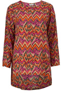 Dalita Zig Zag Print Top