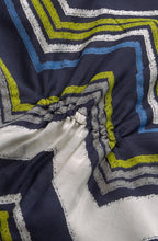 Dana Lime Zig Zag Print Top