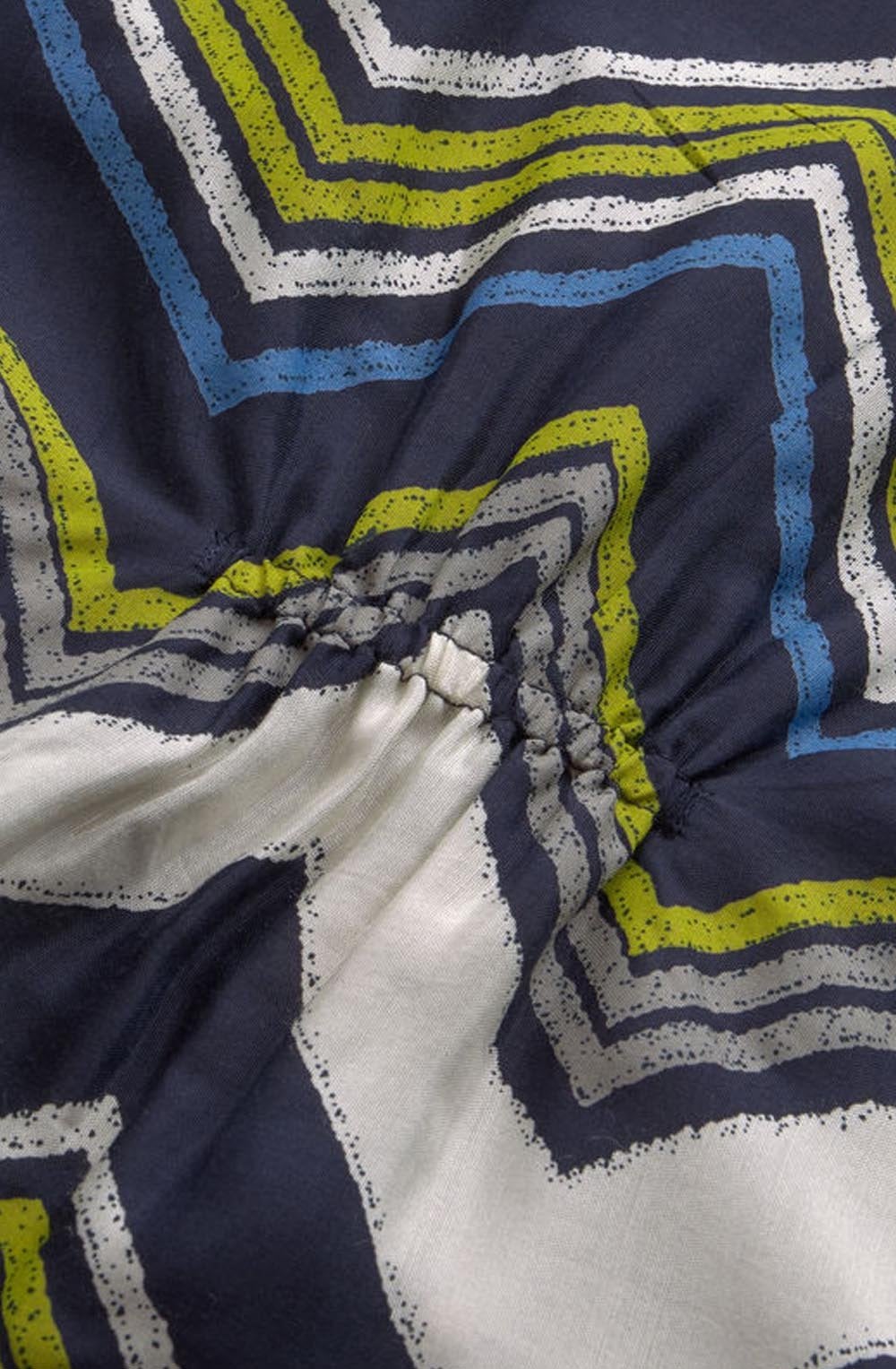 Dana Lime Zig Zag Print Top