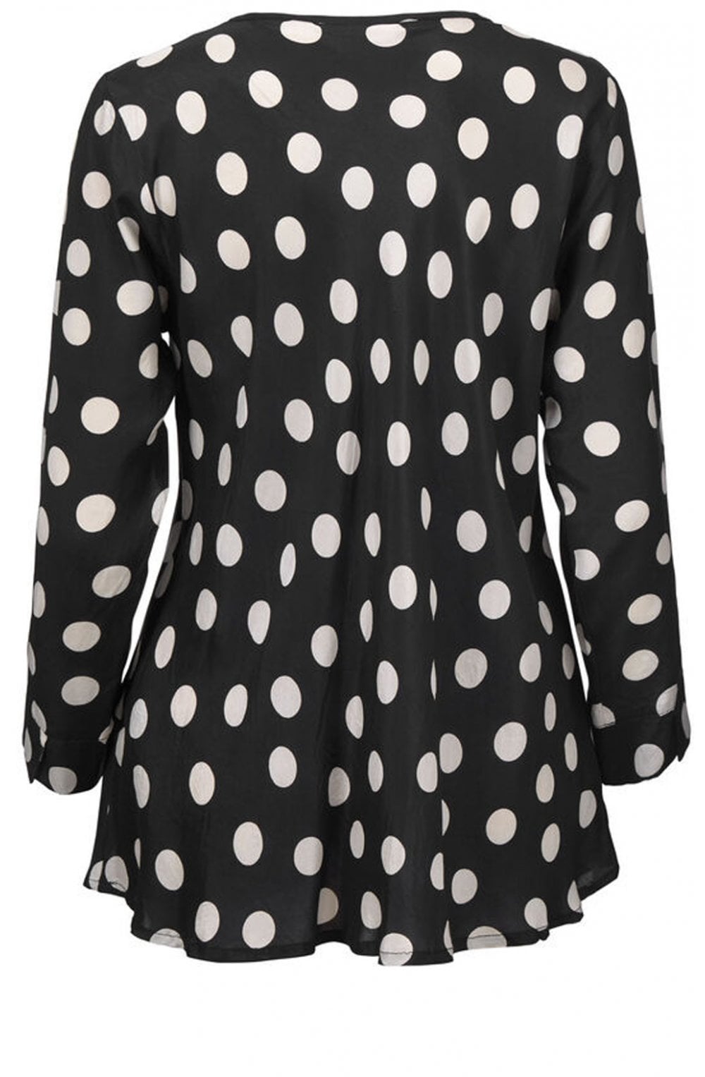 Danita black spotted top