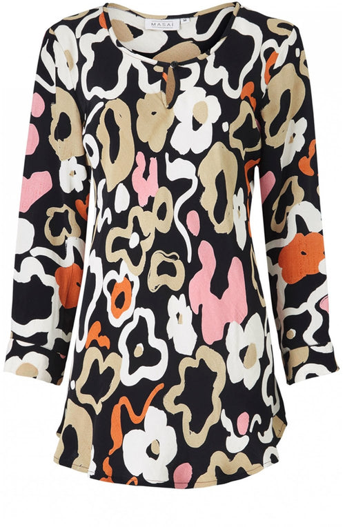 Danita Dusty Rose Floral Top