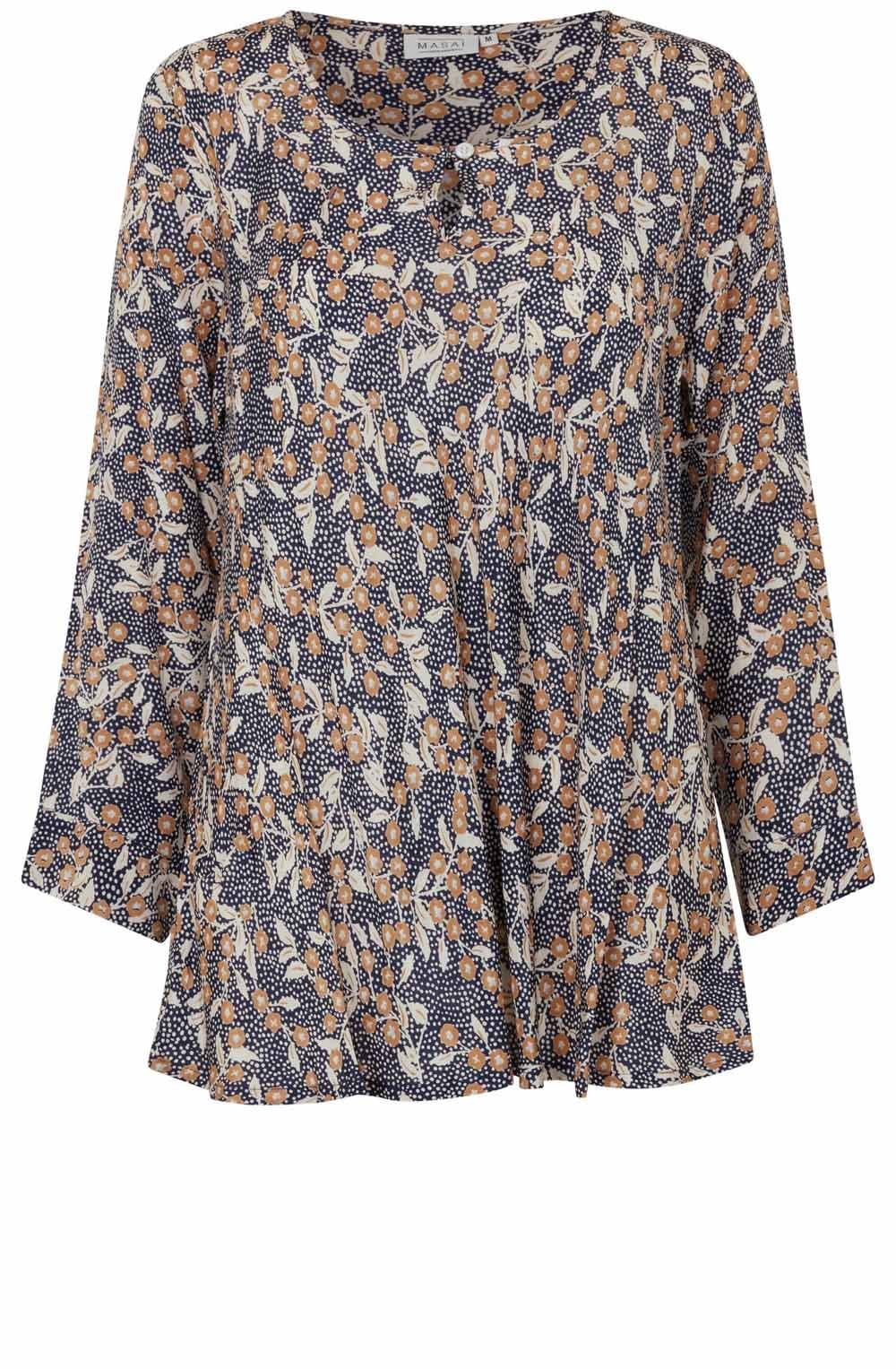 Danita Maritime Blue Blouse