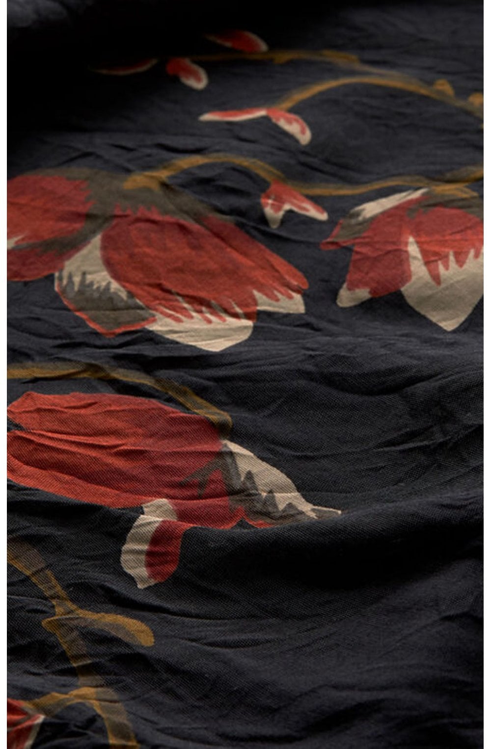 Danita red ochre patterned top