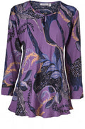 Danita Violet Bold Print Top
