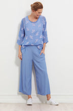 Darby Porcelain Crane Print Top