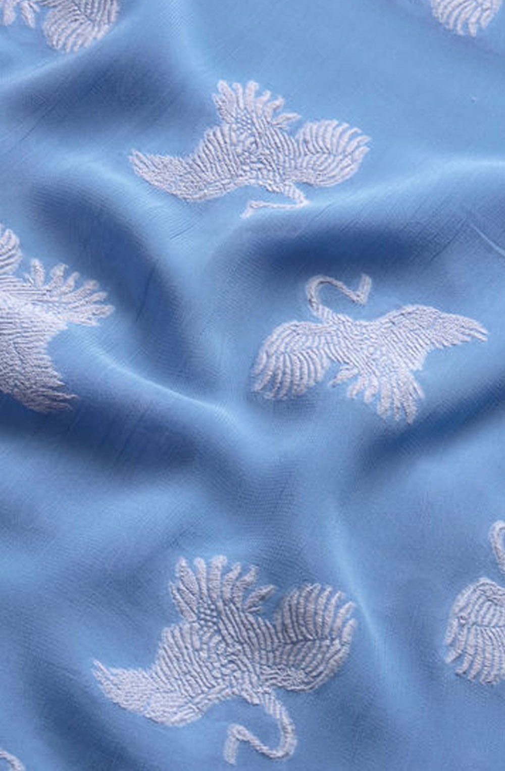 Darby Porcelain Crane Print Top