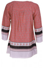 Daria Blush Leaf Design Top