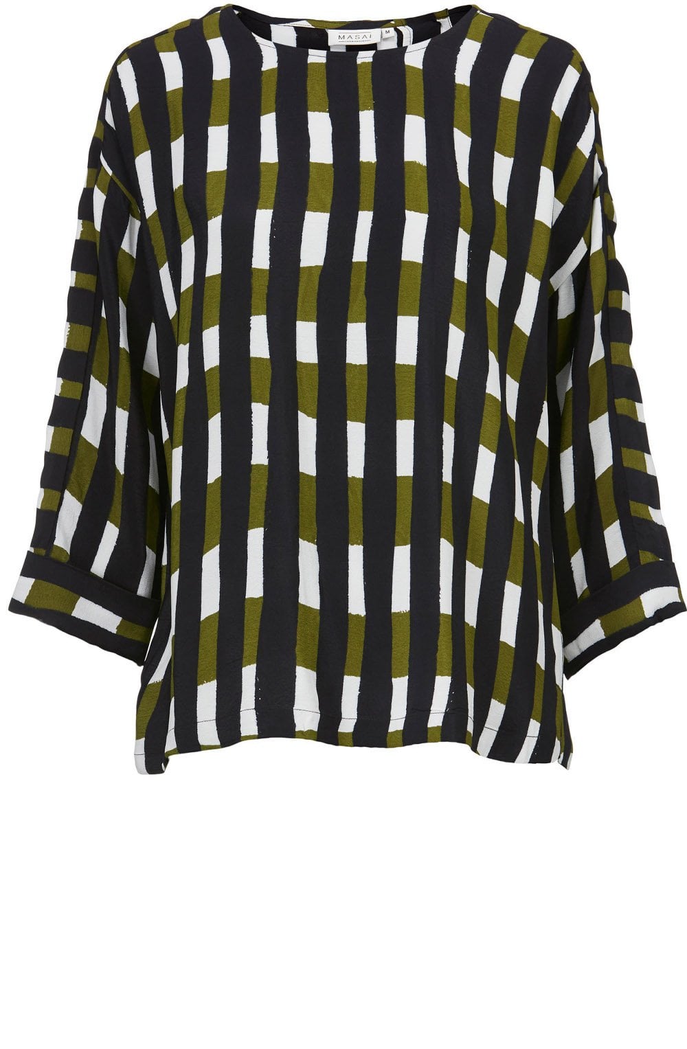 Darla Check Print Top