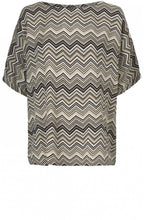 Darla Zig Zag Print Top
