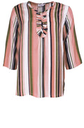 Dayna Blush Candy Striped Top