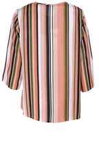 Dayna Blush Candy Striped Top