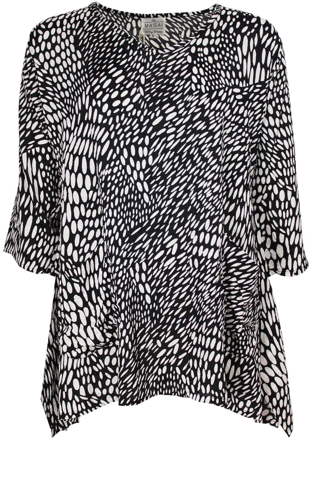 Debora Bold Print Top