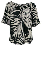 Debris Palm Print Top