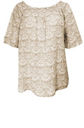 Debris Patterned Top