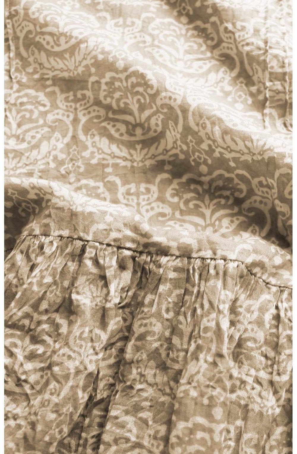 Debris Patterned Top